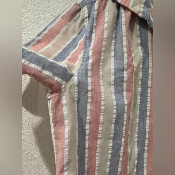 Vintage Diane Von Furstenberg Striped Retro Button
Front Collared Shirt Size 10 - Picture 2 of 15